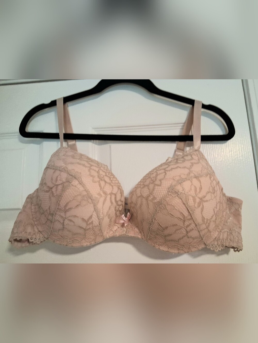 Torrid Lace Push-Up Bra in Blush, Size 40D